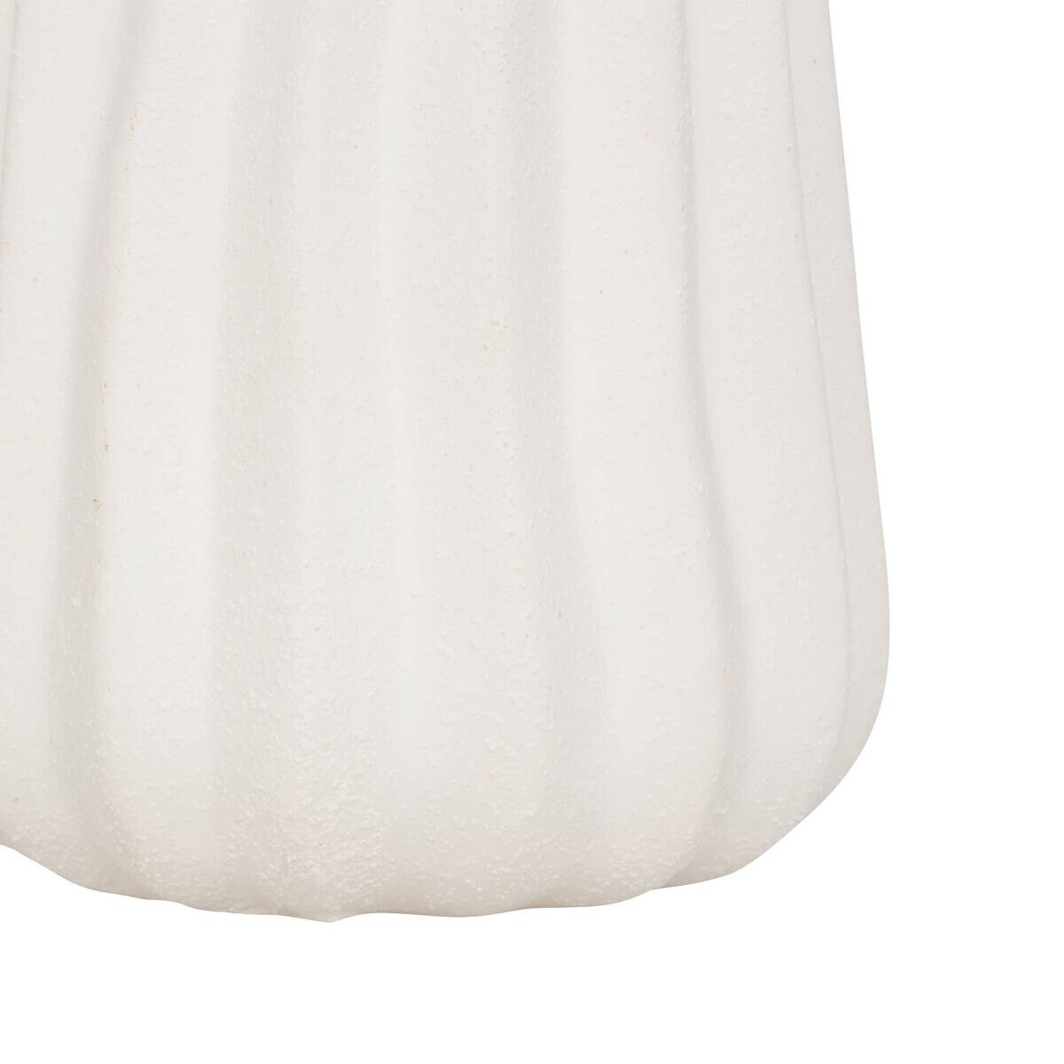 Vase weiß Keramik H: ca. 30 cm