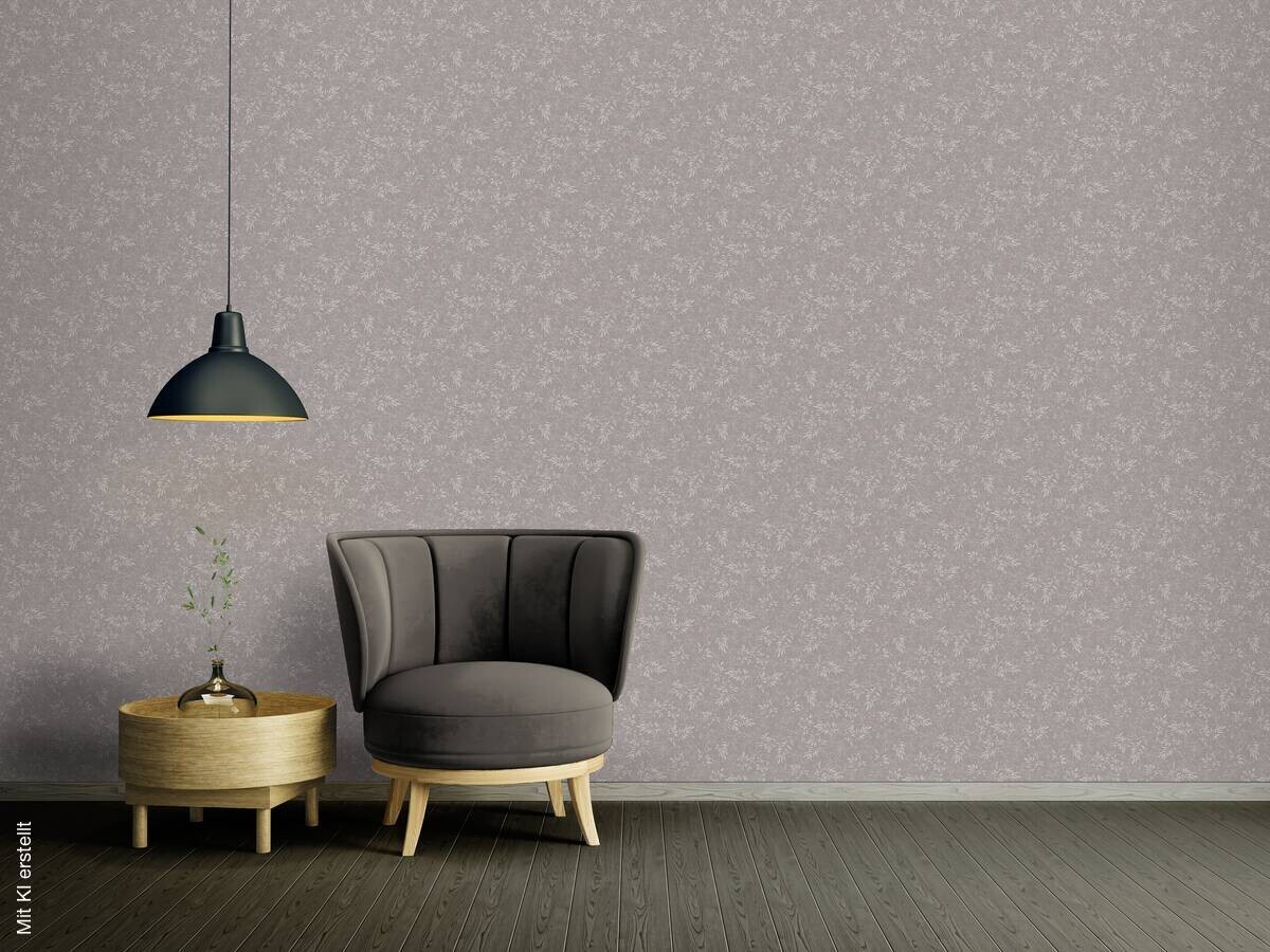 A.S.Creation Vliestapete Attractive 2 Floral grau B/L: ca. 53x1005 cm
