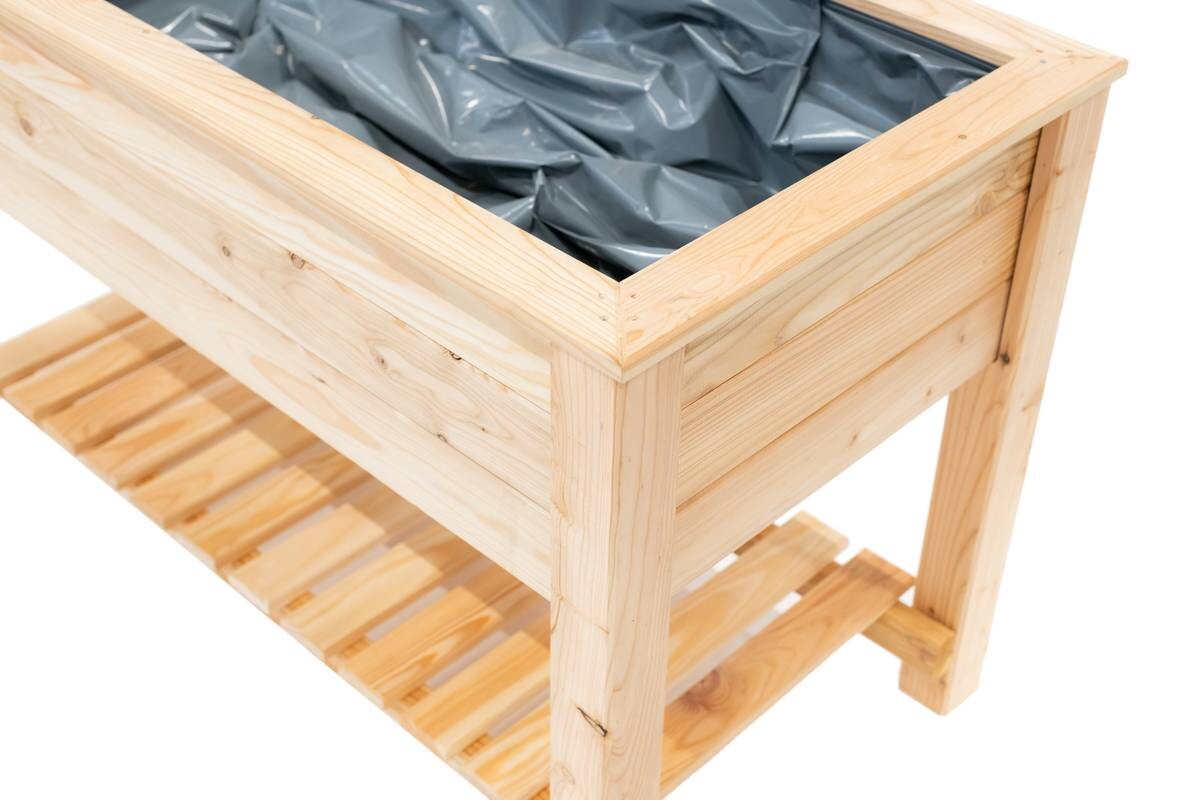 Westmann Stelzenhochbeet natur Holz B/H/T: ca. 120x75x65 cm