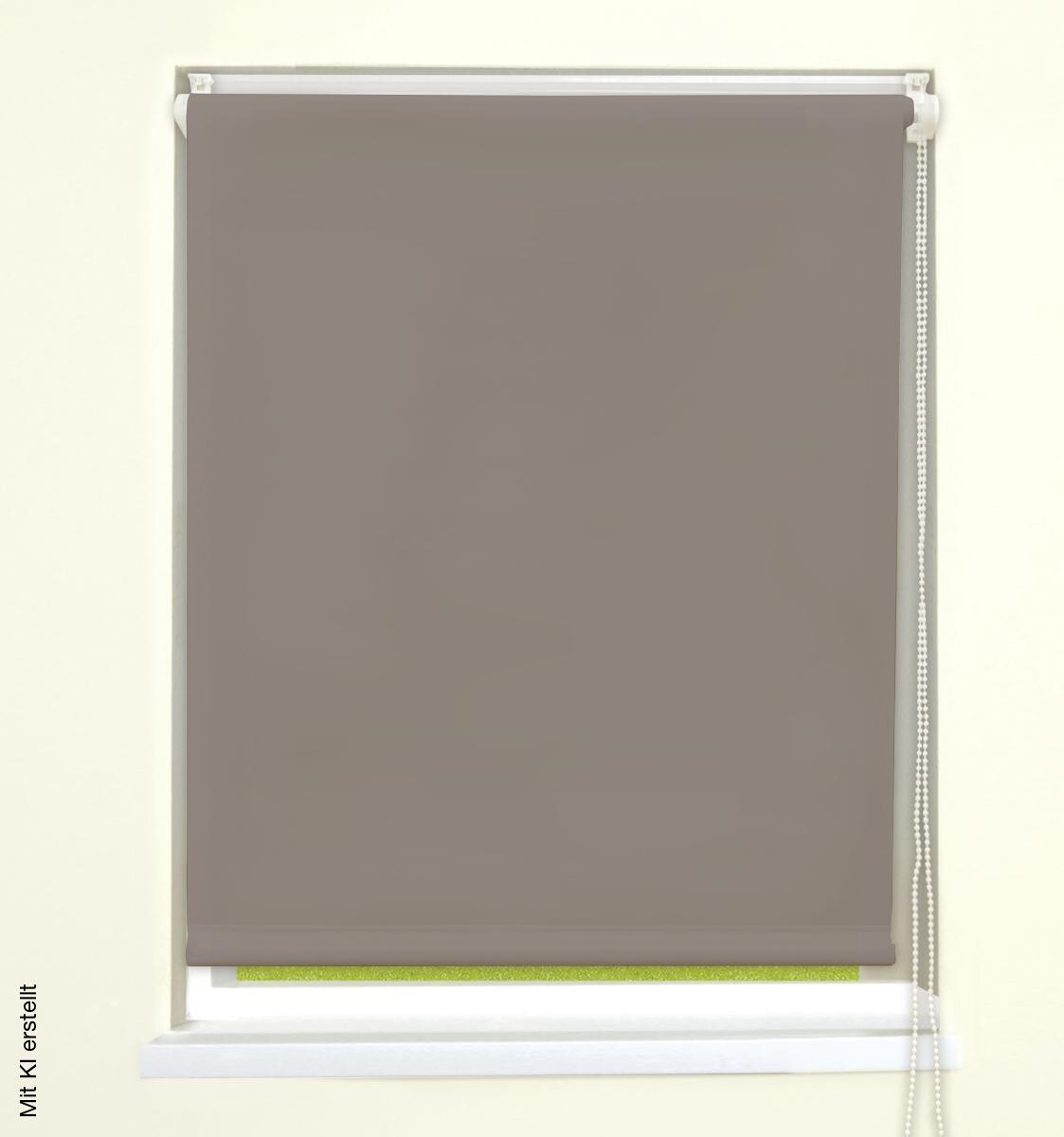 Sensation Klebe-/Klemmrollo taupe B/L: ca. 45x150 cm