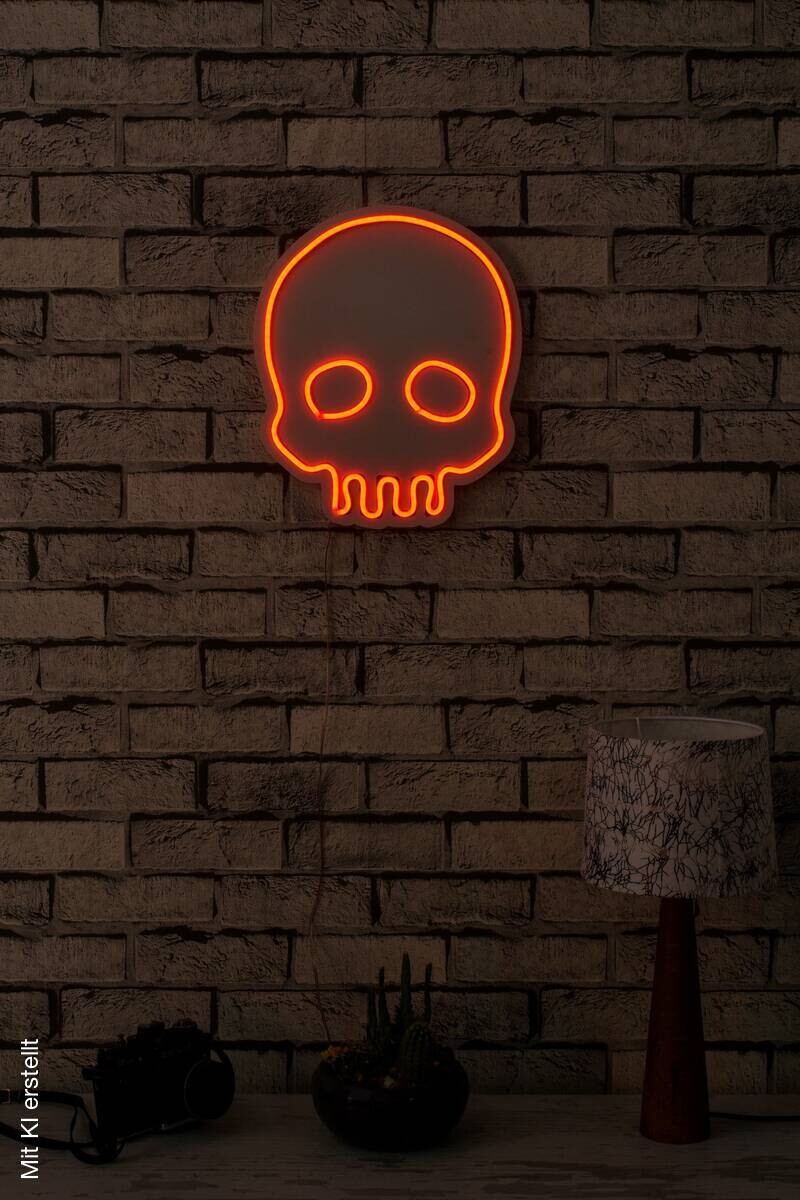 Opviq LED-Wandleuchte rot PVC B/H/T/L: ca. 28x35x2x28 cm