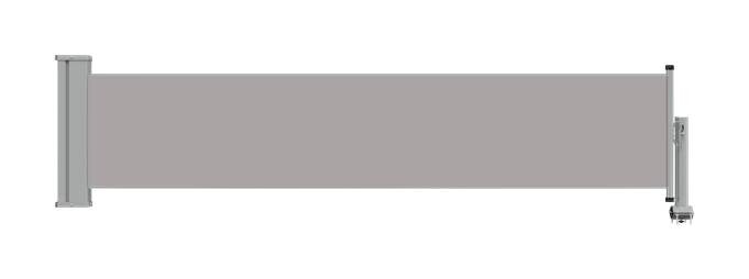 vidaXL Seitenmarkise grau B/H/T/L: ca. 300x60x300x300 cm