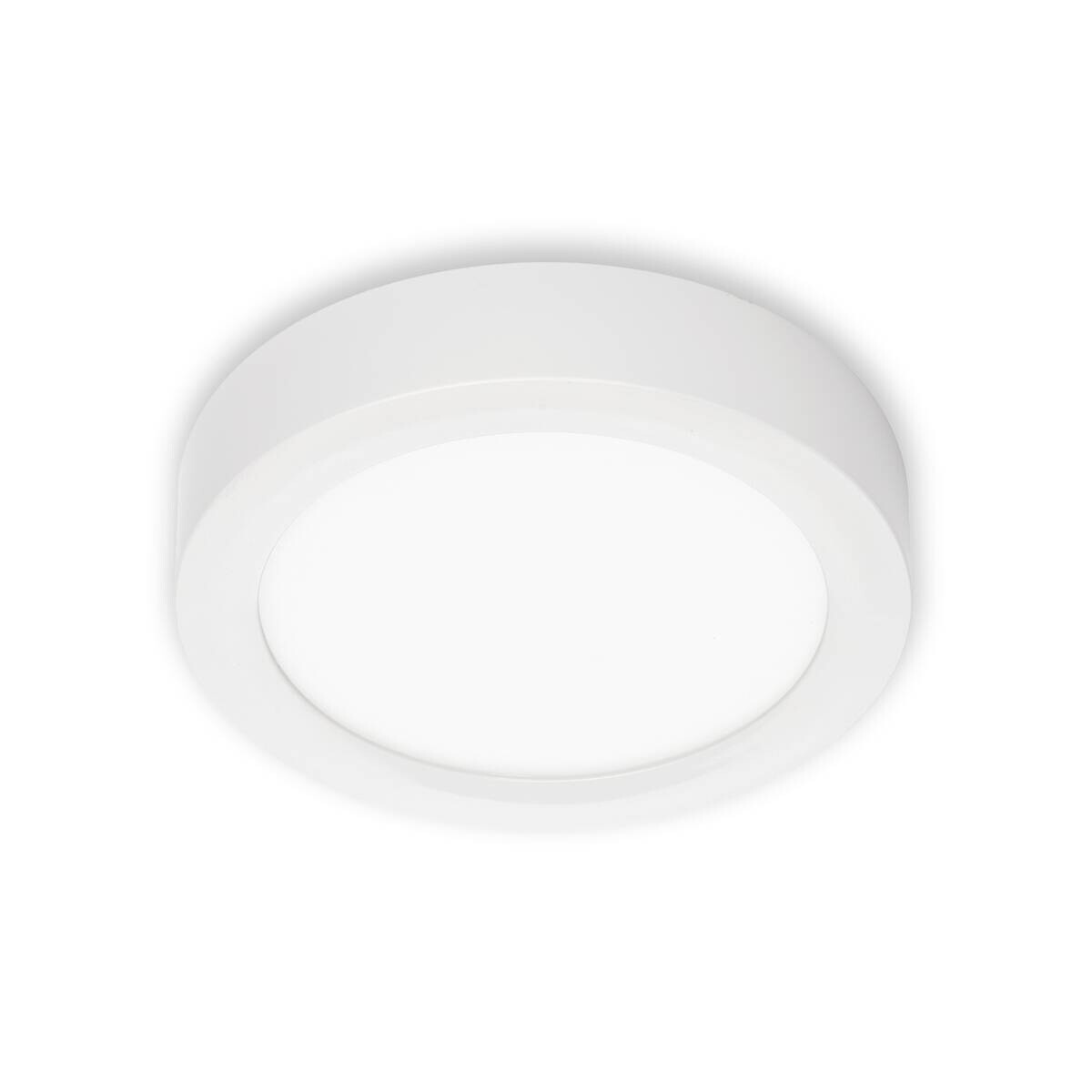 GLOBO LED-Deckenleuchte Fire weiß Metall H/D: ca. 3,2x17 cm