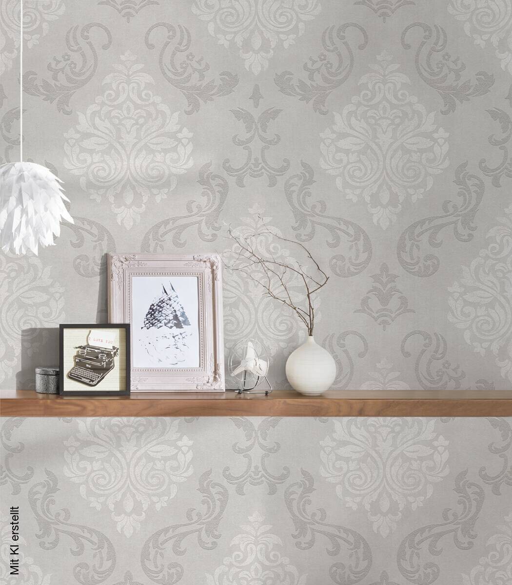 A.S.Creation Vliestapete Memory 3 Barock creme B/L: ca. 53x1005 cm