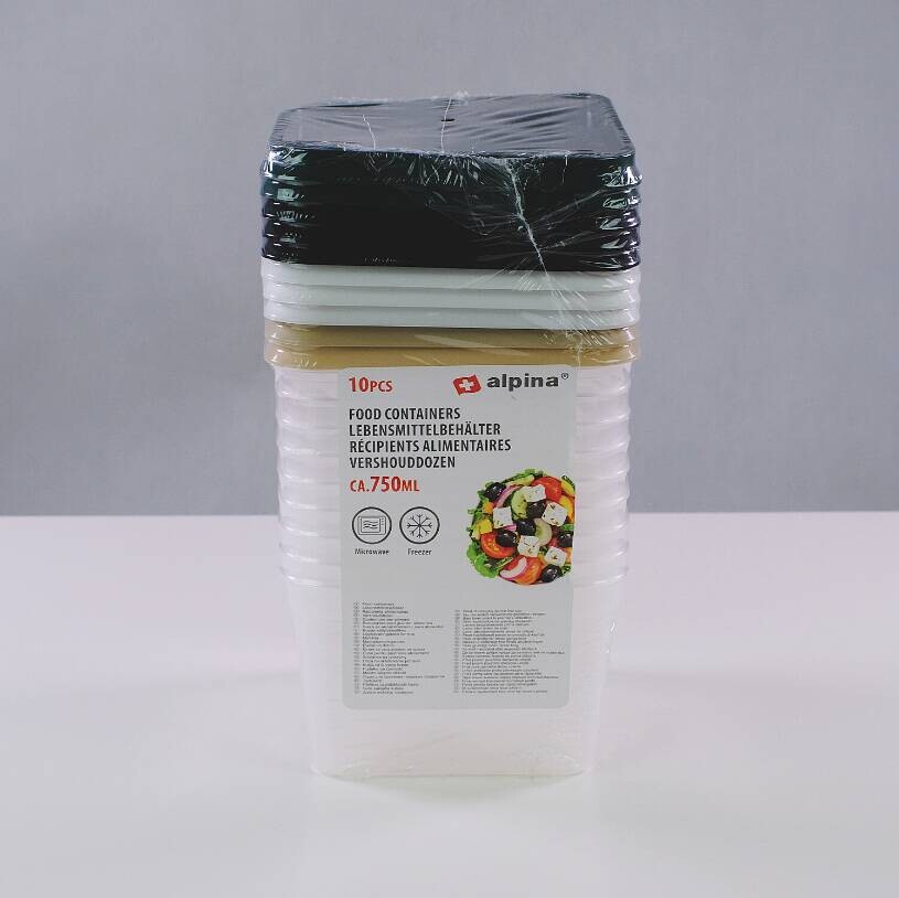 alpina Frischhaltedosenset mehrfarbig