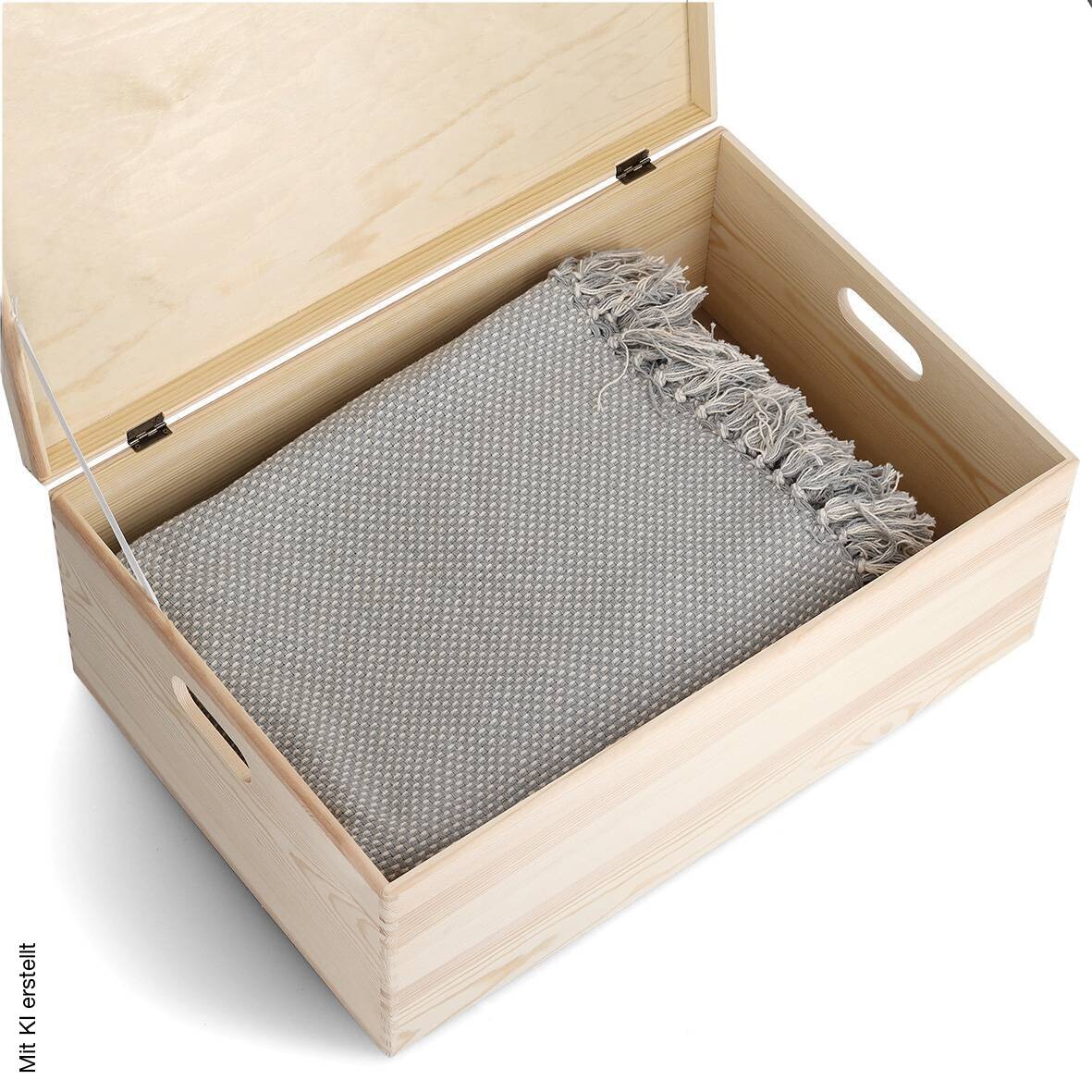 Zeller Allzweckkiste natur Kiefer B/H/L: ca. 60x24x40 cm