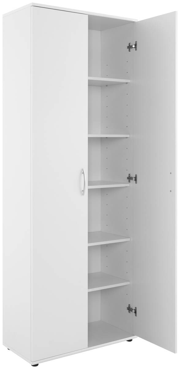 Mehrzweckschrank Andy 3 weiß B/H/T: ca. 70x187x34 cm | weiß | 70,00/187,00/34,00 cm