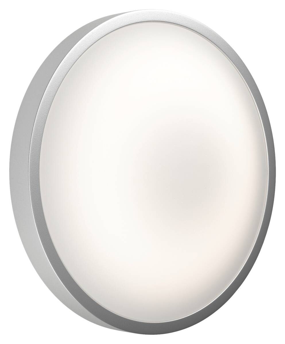 LEDVANCE LED-Wand-/Deckenleuchte Orbis silber weiß Aluminium Kunststoff H/D: ca. 8x31 cm