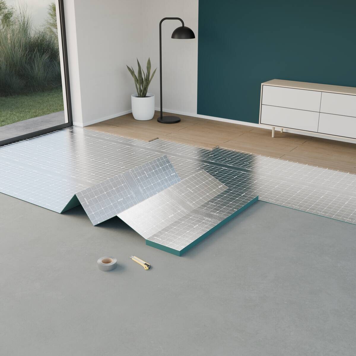 Laminatunterlage Laminatunterlage 15m² im Paket B/L: ca. 125x1200 cm