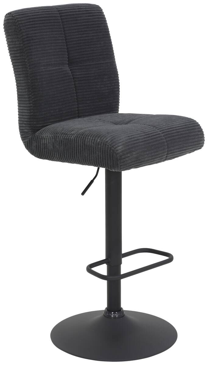 Barhocker Leni I, 2er-Set anthrazit B/H/T: ca. 44x124x57 cm