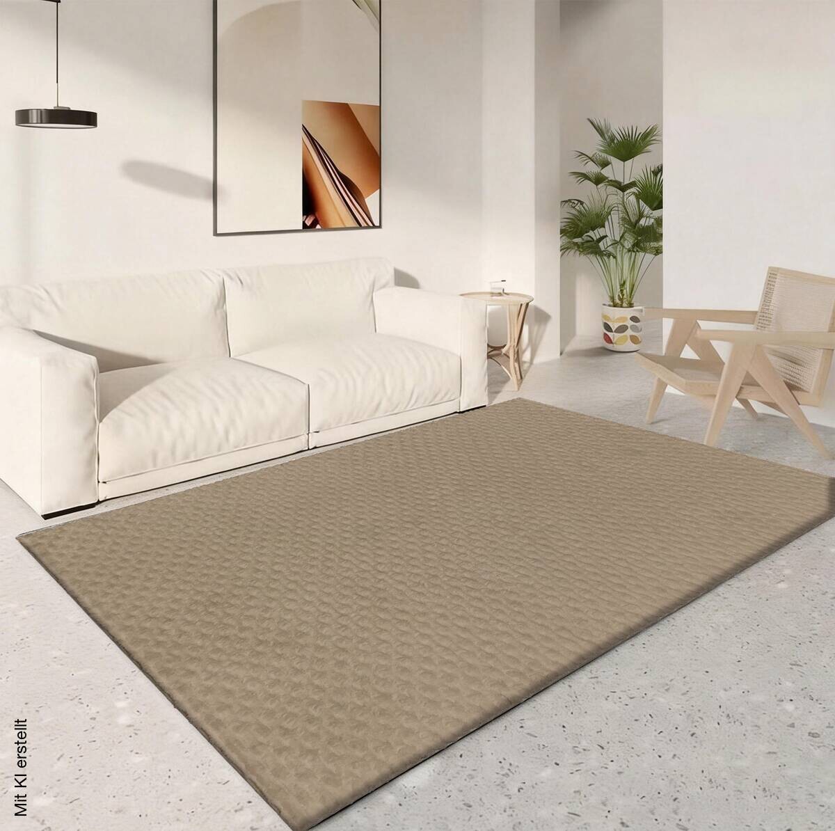 Kunstfell Flush macchiato B/L: ca. 160x230 cm