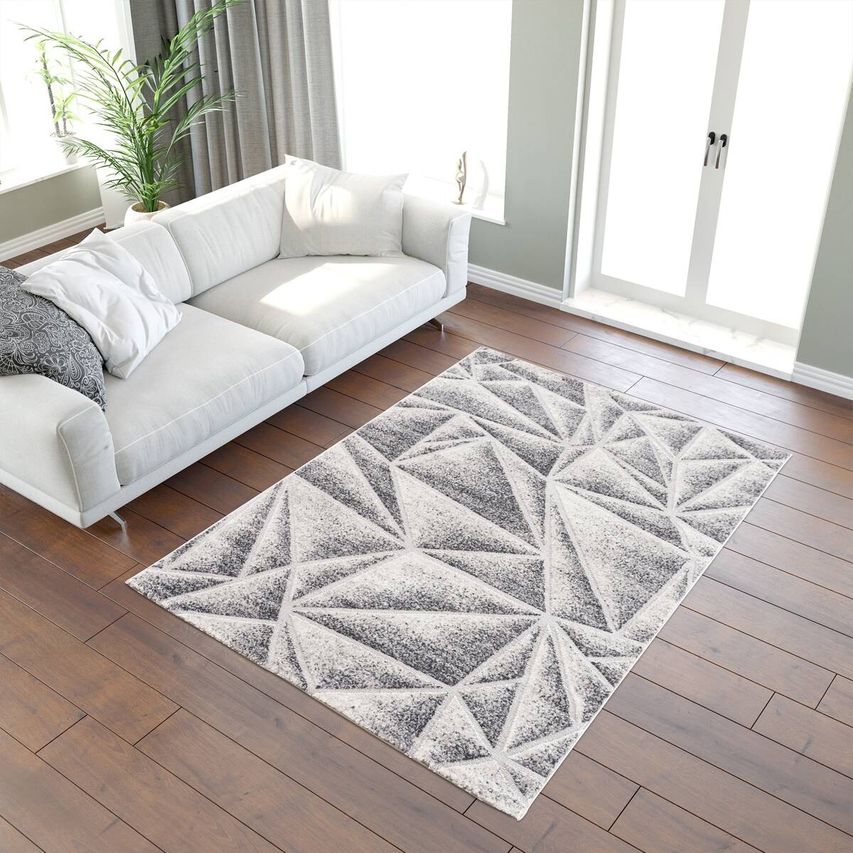 Sanat Teppich Evra grau B/L: ca. 120x160 cm