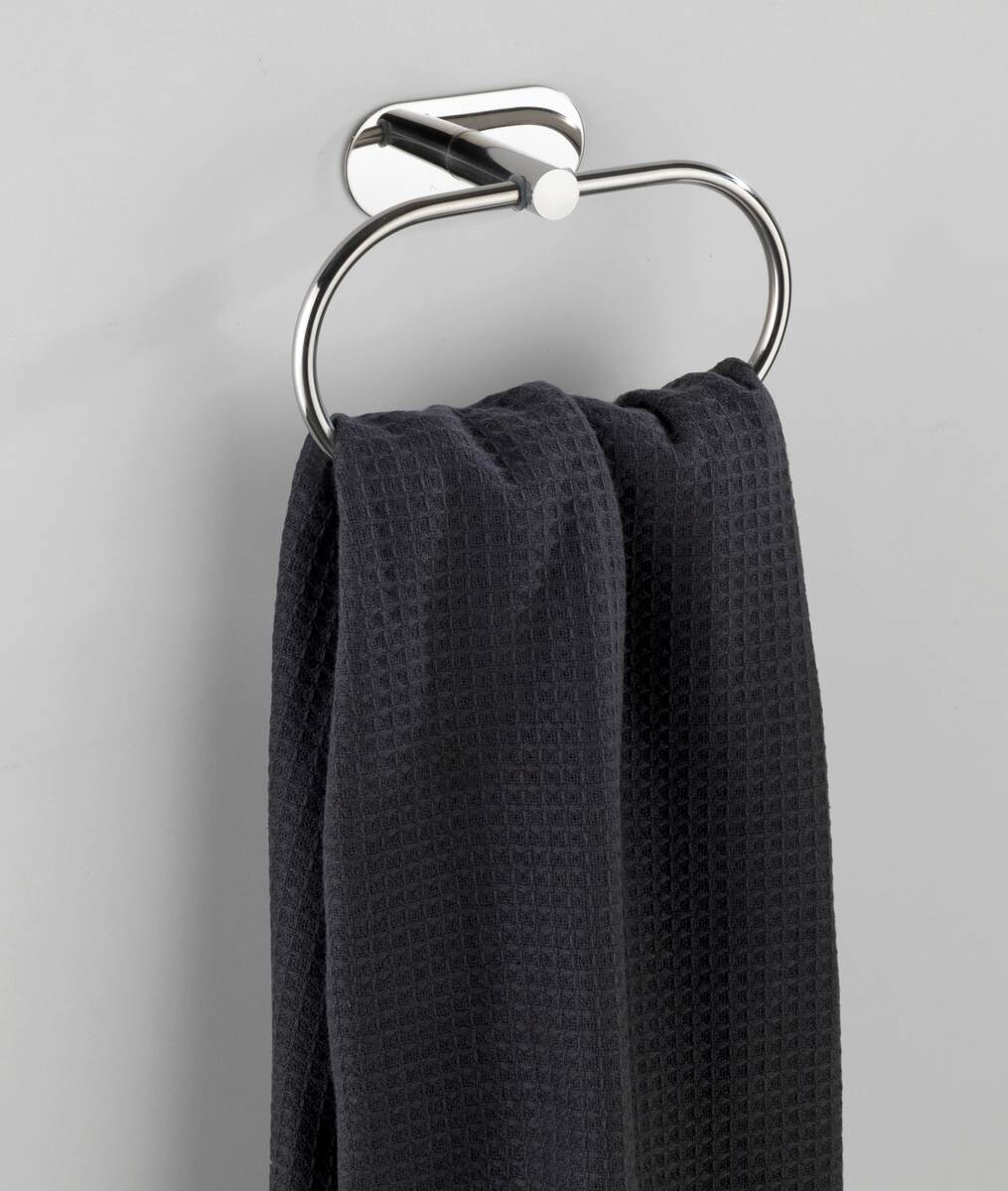 Turbo-Loc Handtuchring silber Edelstahl B/H/T: ca. 20,5x12,5x7,5 cm