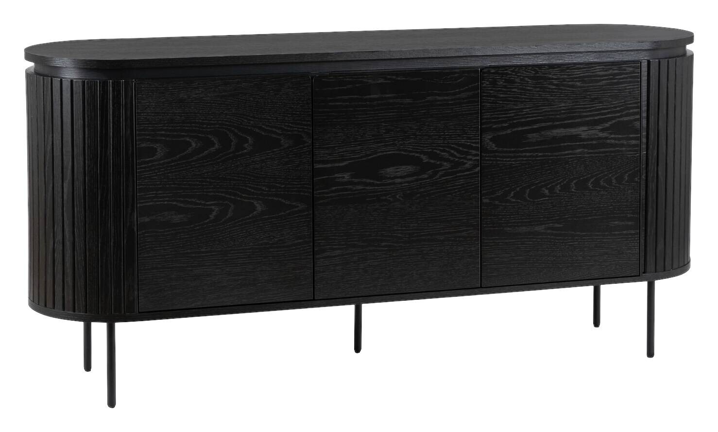 Kommode ALBERI schwarz B/H/T: ca. 160x76x40 cm