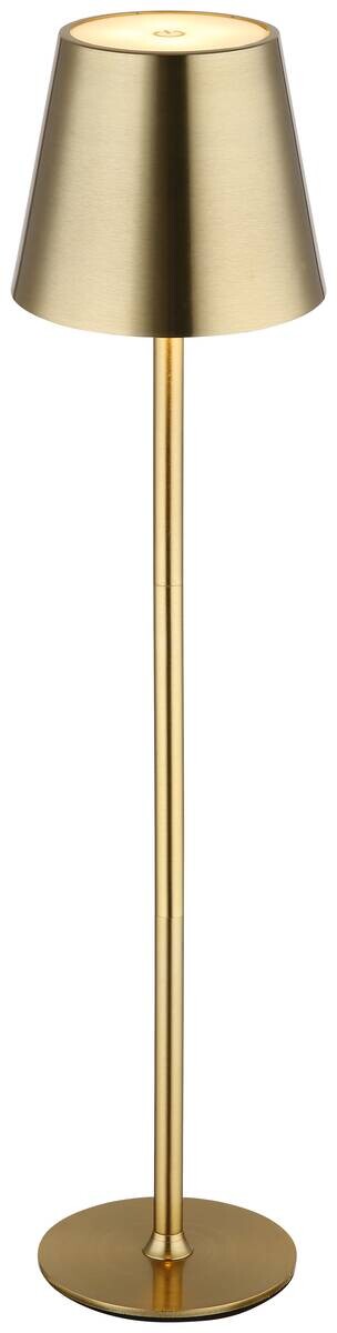 GLOBO LED-Tischleuchte VANNIE 58438M Opal messing Metall Kunststoff H/D: ca. 47x11,2 cm 1 Brennstellen