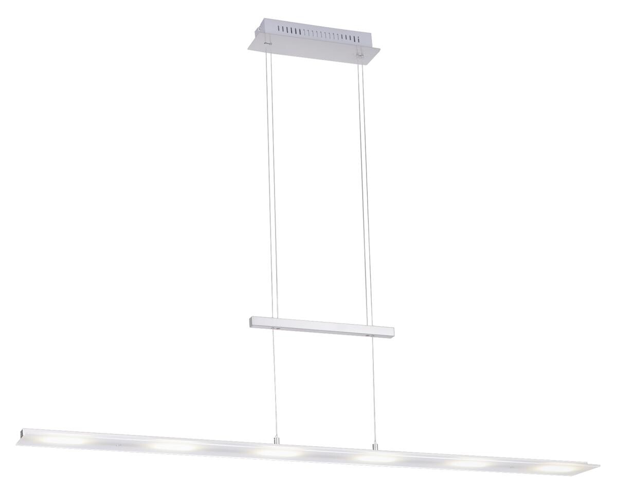 Just Light Pendelleuchte 15880-55 Nele silber Metall Kunststoff B/H/T: ca. 130x150x12 cm