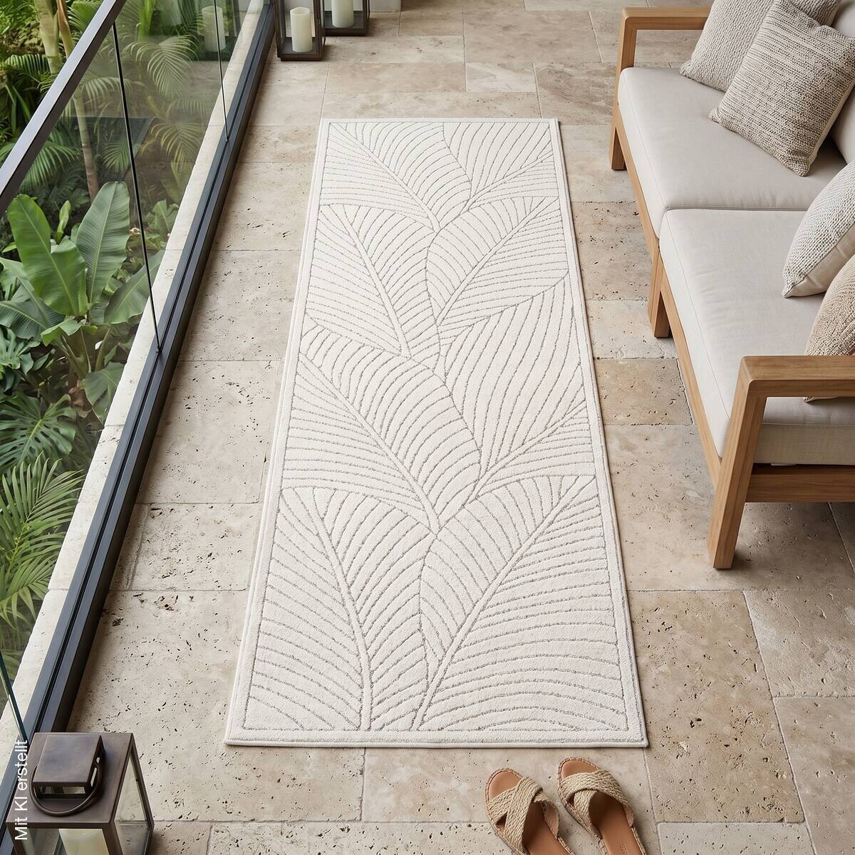 Ayyildiz Flachwebteppich NOVA creme B/L: ca. 80x250 cm