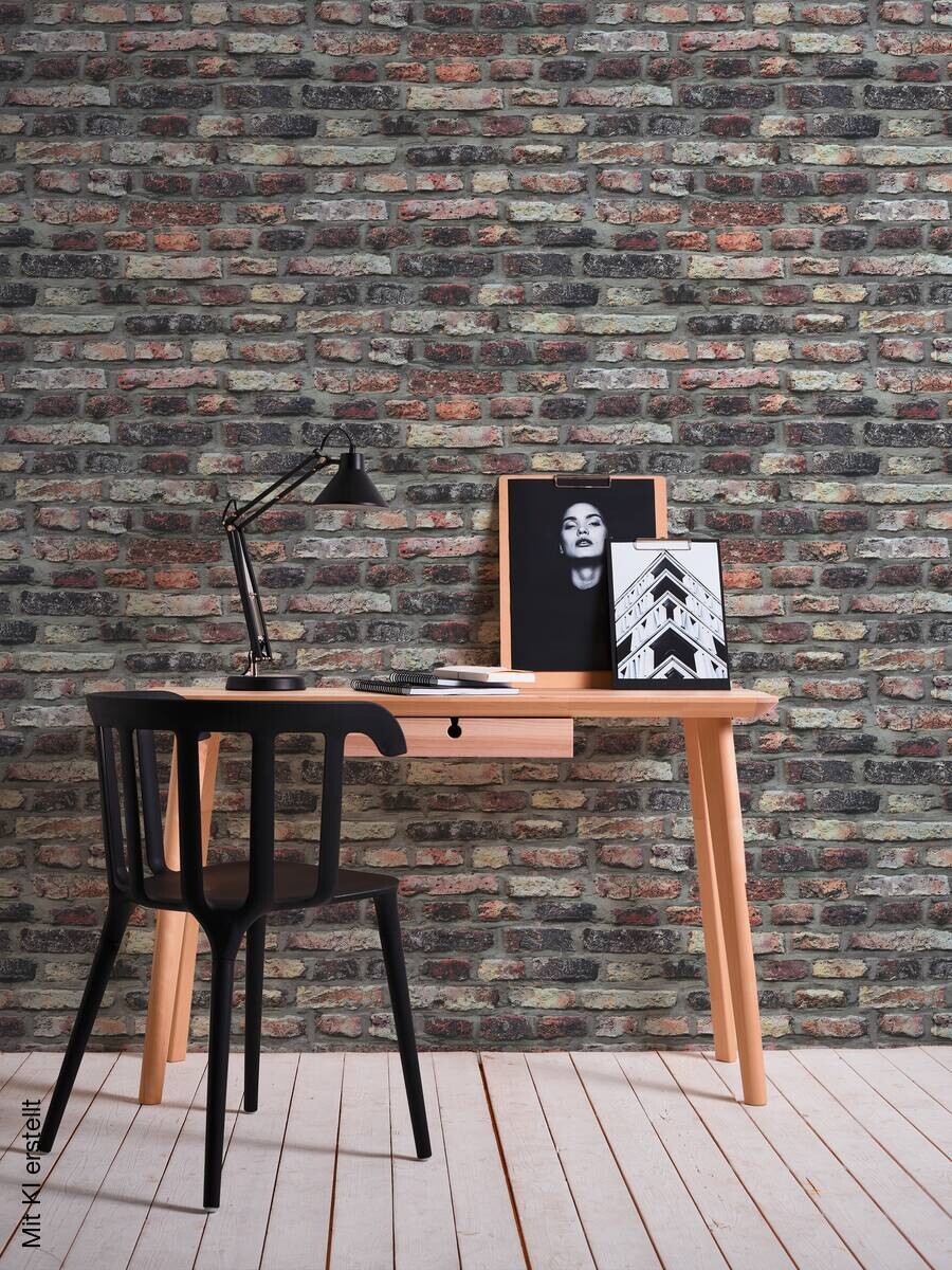 A.S.Creation Vliestapete beige grau B/H/D: ca. 53x1005x8,5 cm