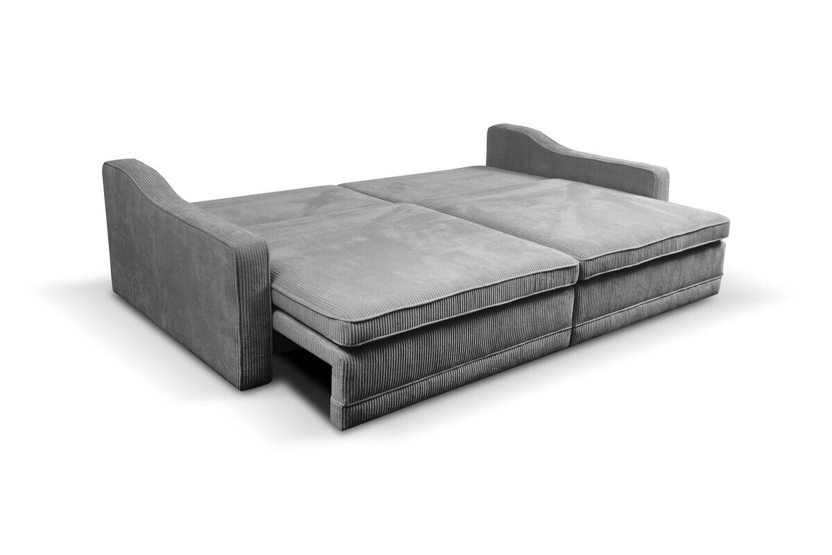 Big Sofa Evora dunkelgrau Microfaser B/H/T: ca. 276x71x137 cm