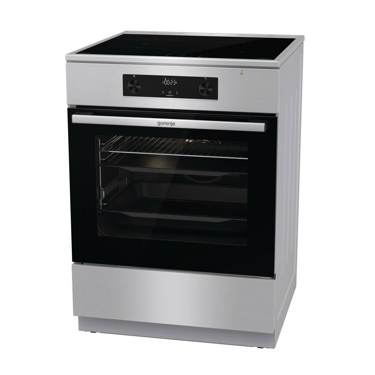 Gorenje Stand-Elektroherd GEIT6C60XPG Edelstahl B/H/T: ca. 60x85x60 cm