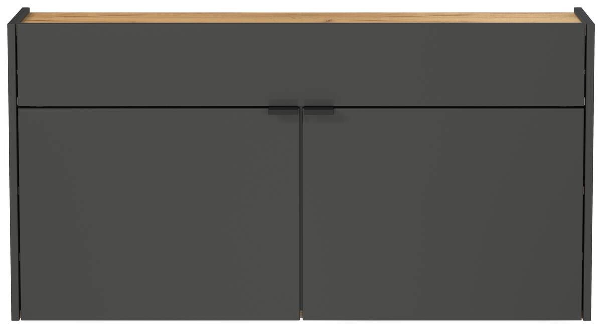 Garderobe 7937-549 Graphit Optik Eiche Navarra Nachbildung B/H/T: ca. 110x200x22 cm