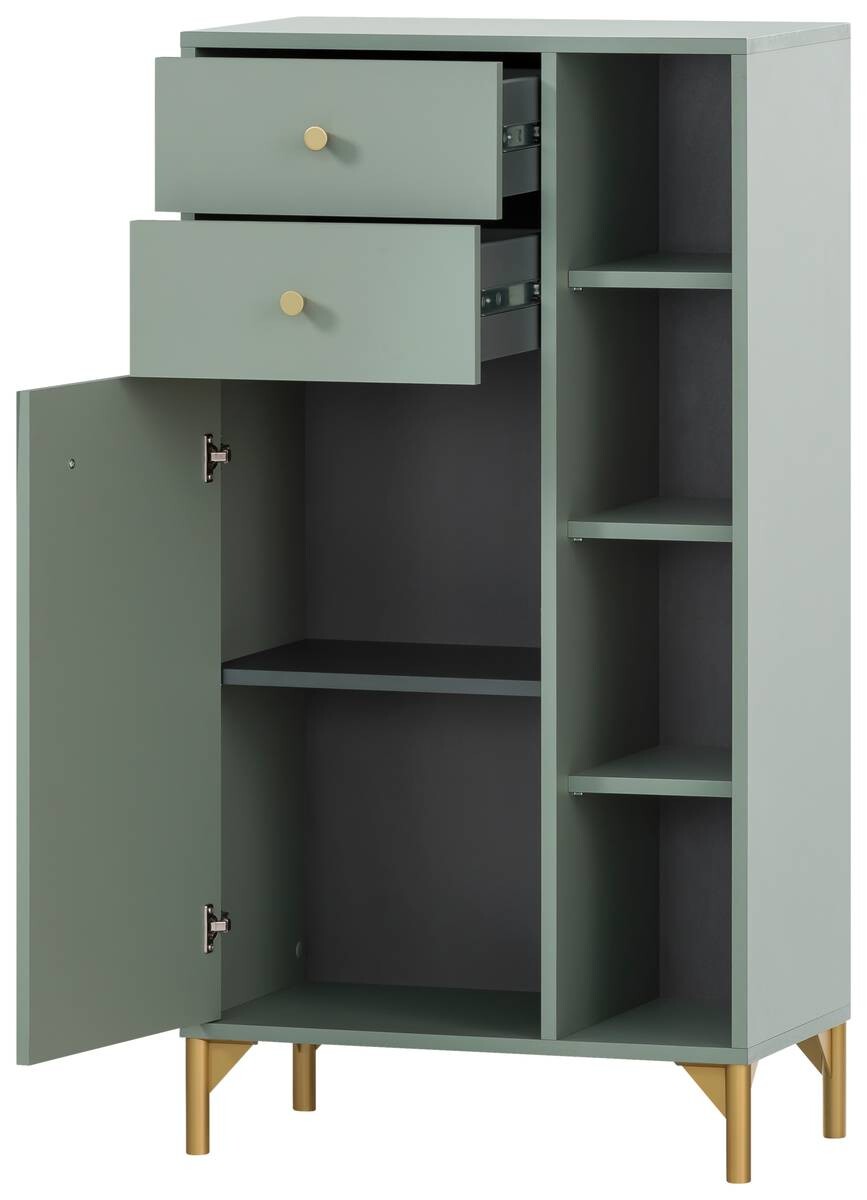 Midischrank Ando Pistazie B/H/T: ca. 60,2x114,4x33,05 cm