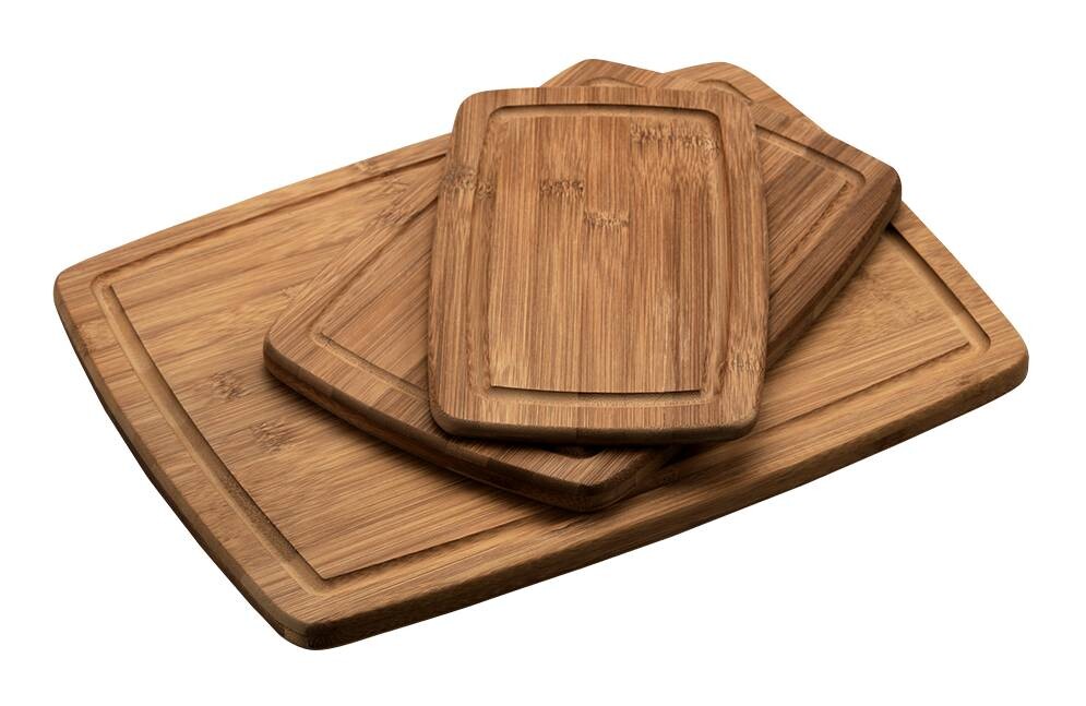 Kesper Schneidbrett natur Holz Bambus B/H/L: ca. 28,5x5,2x38 cm