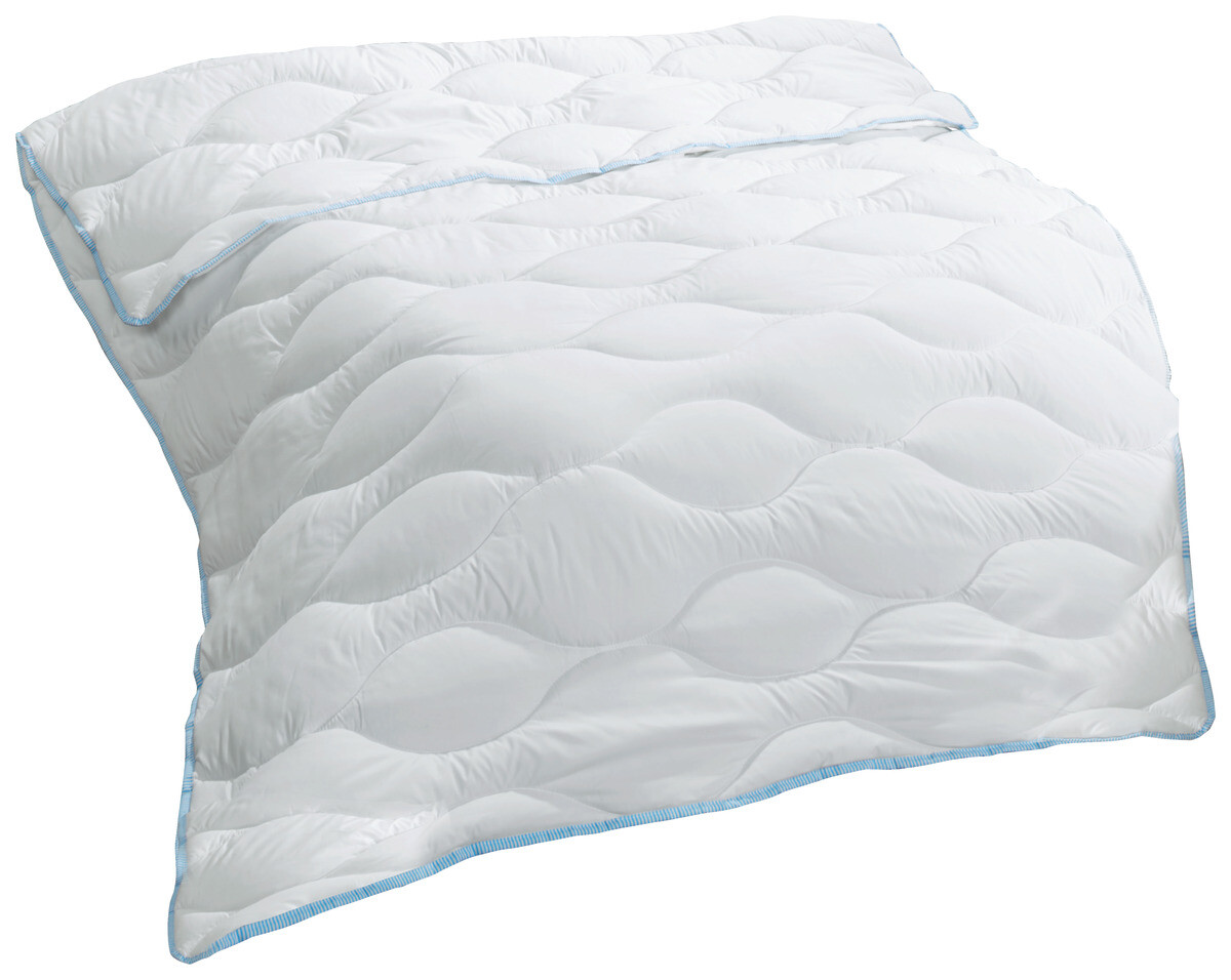 Wellness Steppbett Hygiene weiß 100% Polyester B/L: ca. 135x200 cm