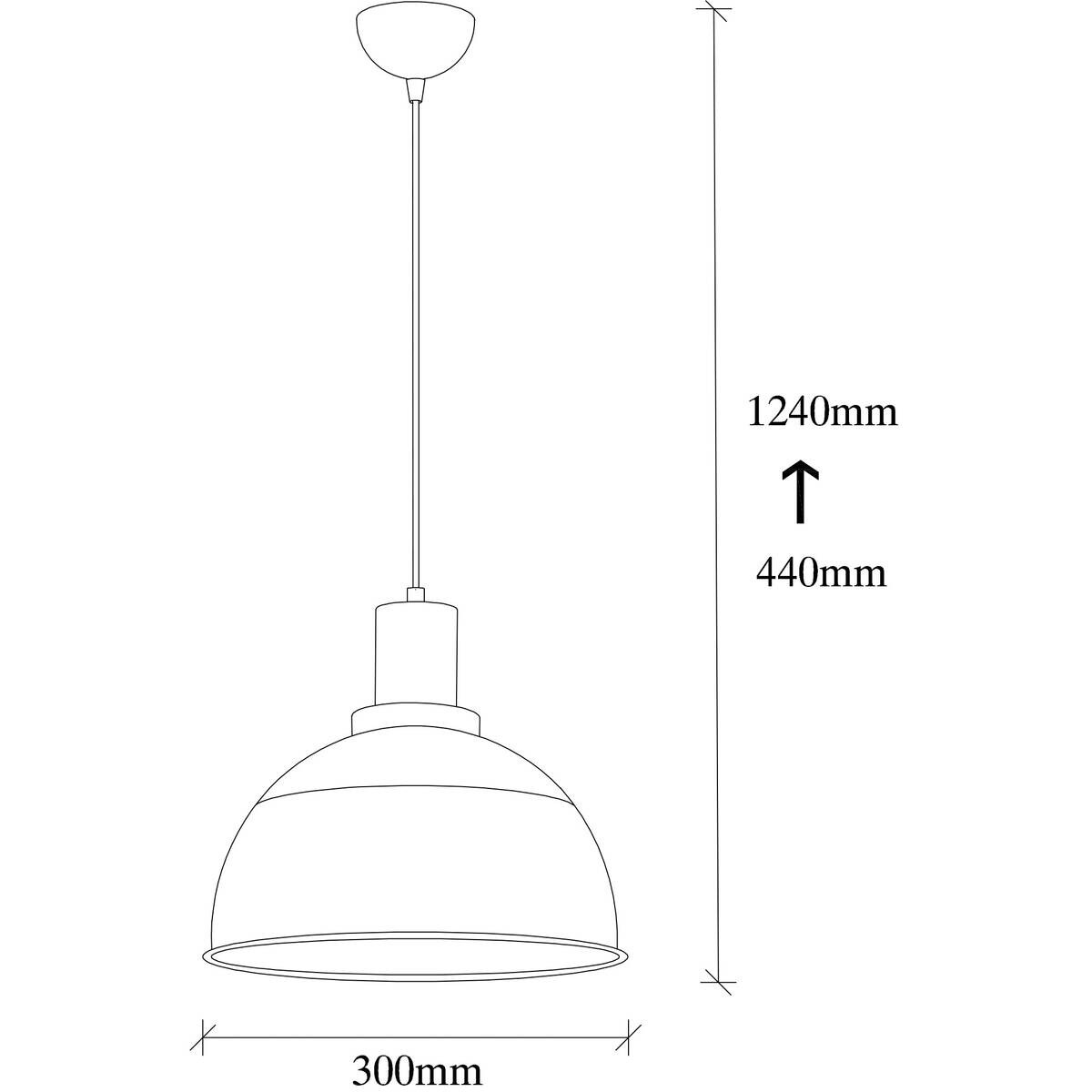 Opviq Pendelleuchte messing schwarz B/H/T: ca. 30x124x30 cm E27 1 Brennstellen