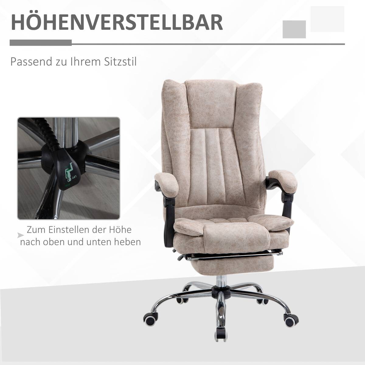 Drehstuhl 921-420 beige