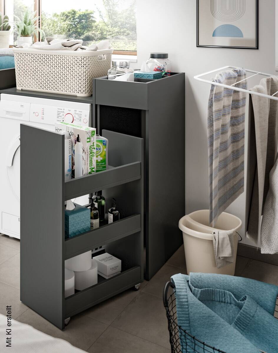 Anstellregal Free anthrazit B/H/T: ca. 29x101x60 cm