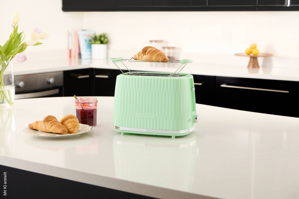 Russell Hobbs Toaster mint Kunststoff B/H/L: ca. 27,8x19,1x17,4 cm