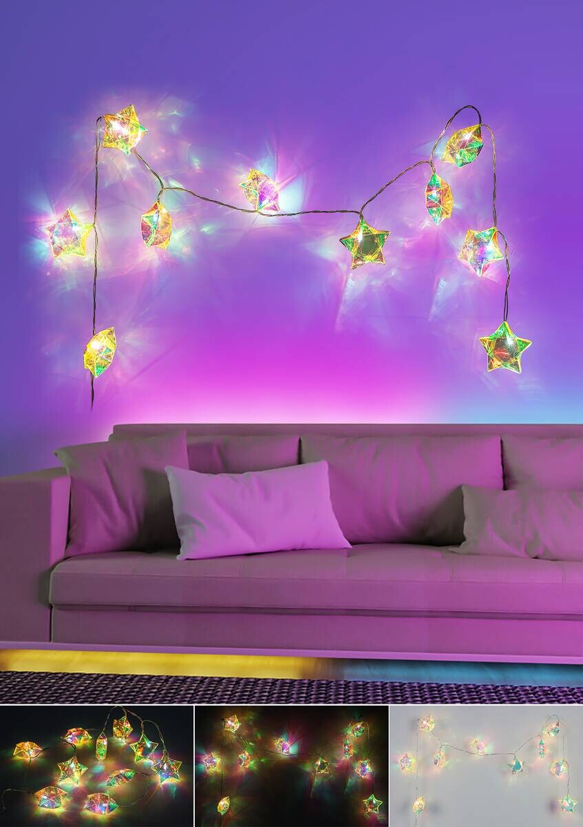 Nolo LED-Lichterkette String transparent B/H/T: ca. 165x5x4 cm