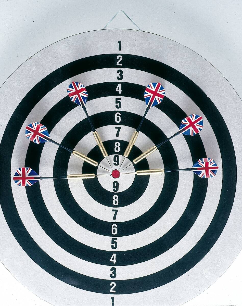 Dartscheibe B/H/L: ca. 47x4x46 cm