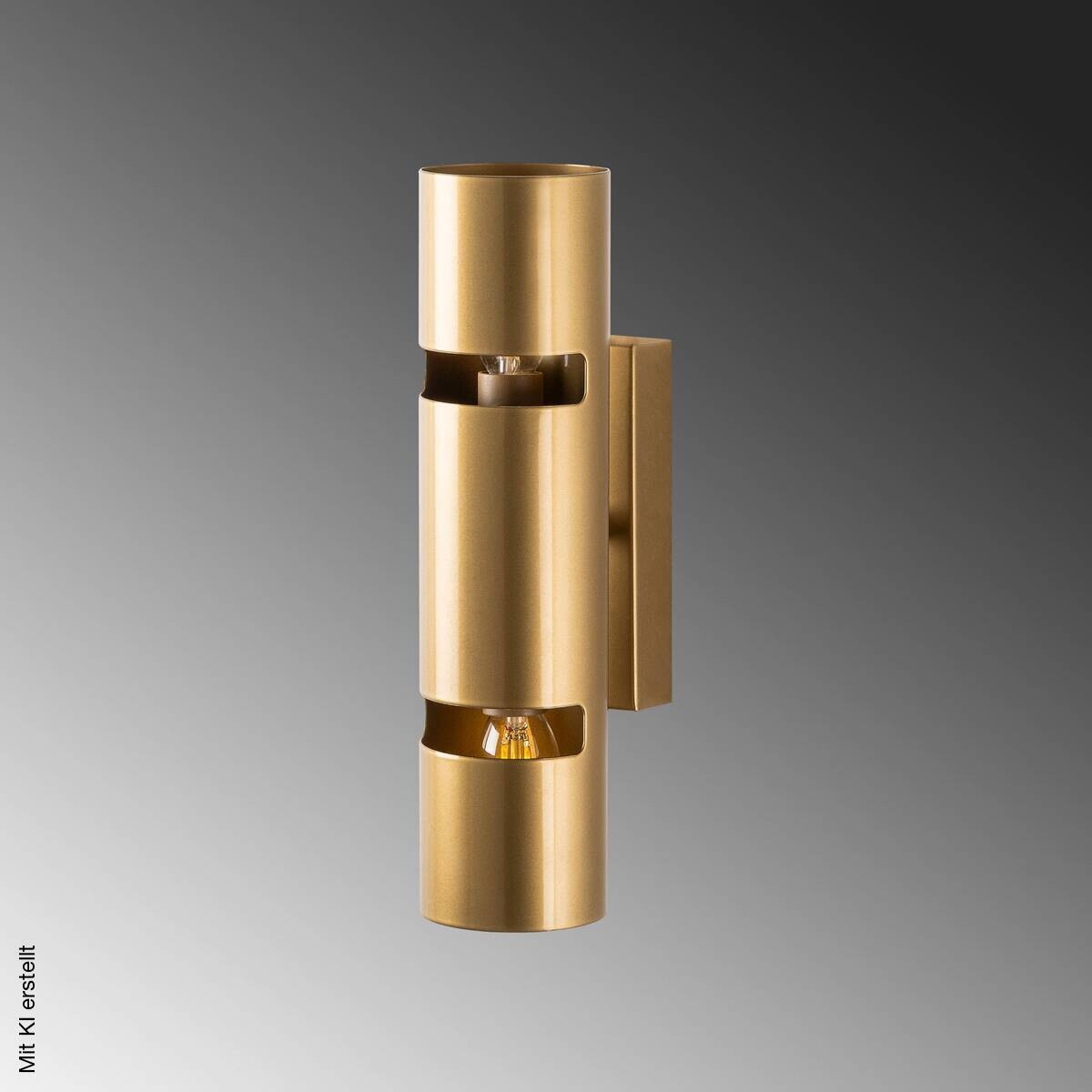 Opviq Wandleuchte gold Metall B/H/L: ca. 30x13x8 cm E14 1 Brennstellen
