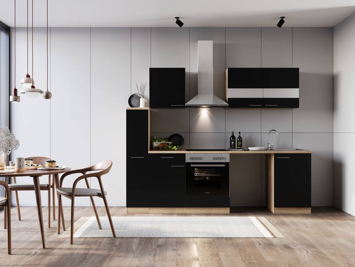 Respekta Küchenblock Merle weiß B/H/T: ca. 250x200x60 cm