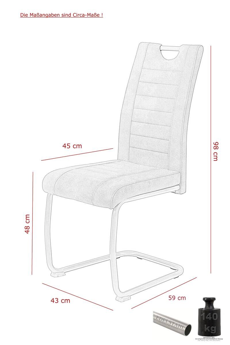 Essgruppe Ulla Eiche schlamm Holzwerkstoff B/H/T: ca. 220x76x90 cm