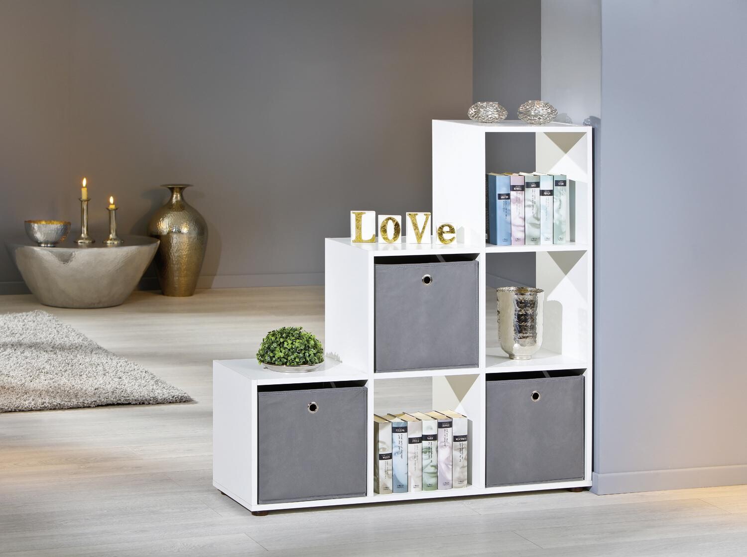 Raumteiler Cadore weiß B/H/T: ca. 105x109x33 cm