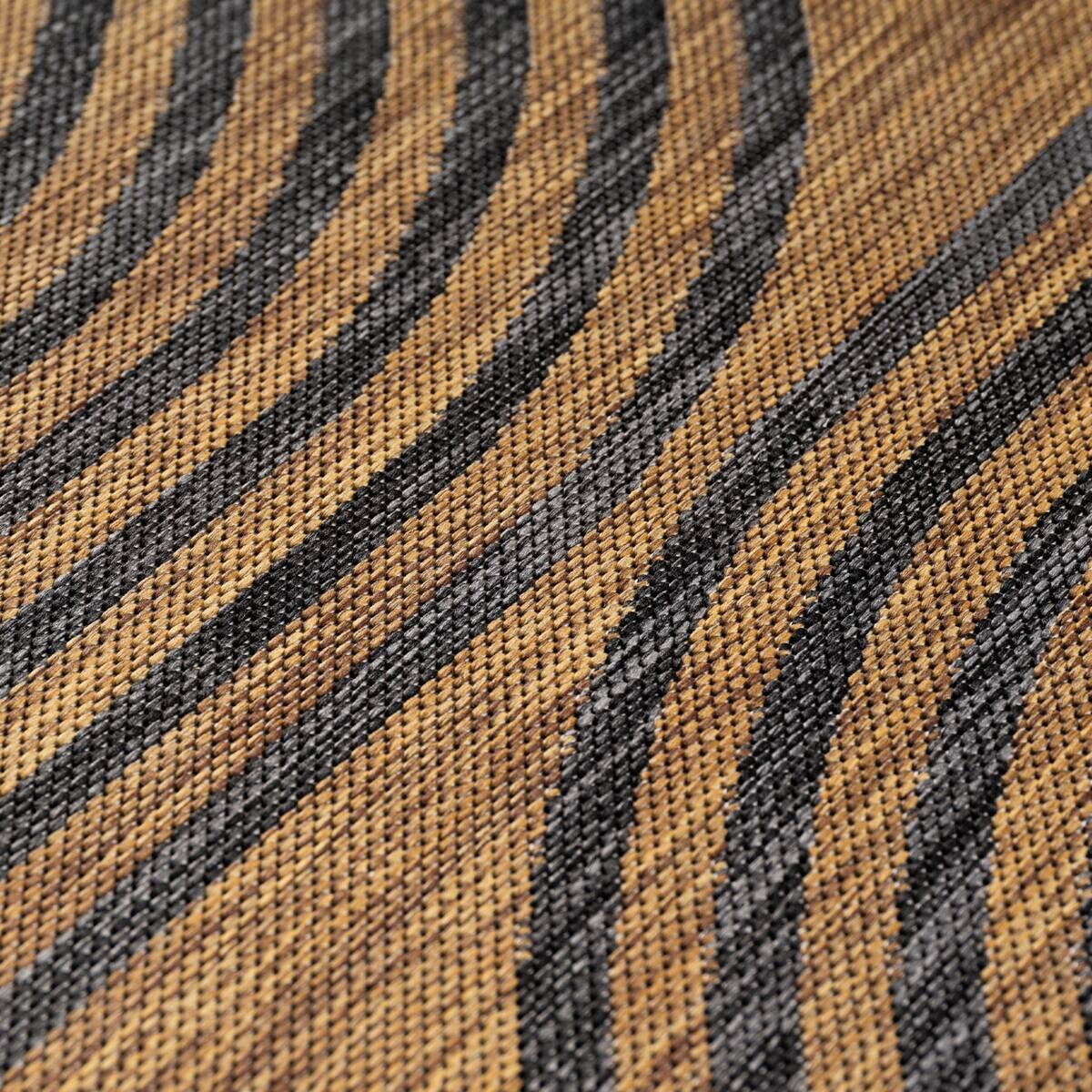 Ayyildiz Flachwebteppich MIRA schwarz D: ca. 80 cm