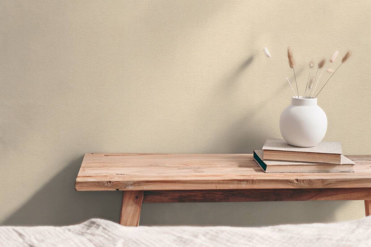 A.S.Creation Vliestapete beige gelb creme B/H/D: ca. 53x1005x9,3 cm