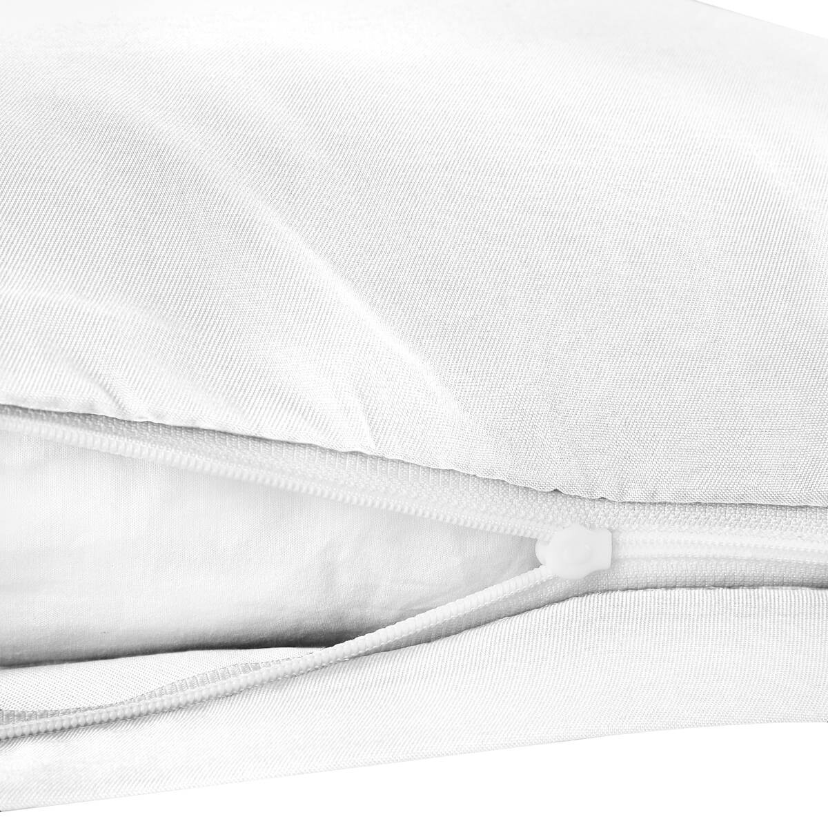Kissenhülle Microfaser weiß 100% Polyester B/L: ca. 40x40 cm