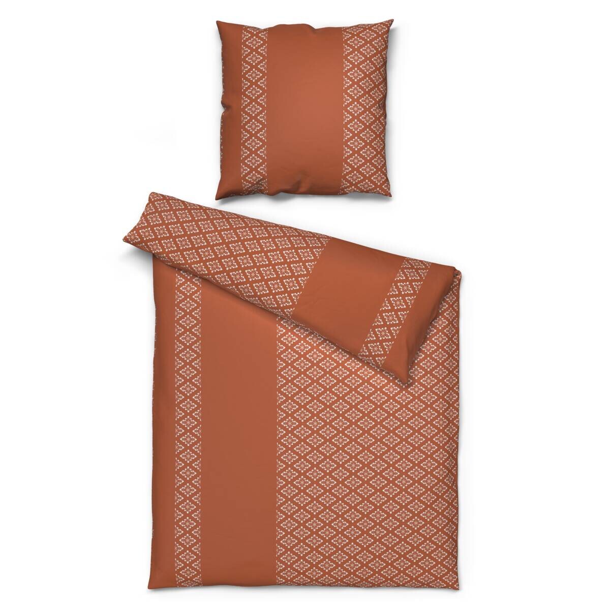 Microfaser Bettwäsche terra 100% Polyester B/L: ca. 135x200 cm