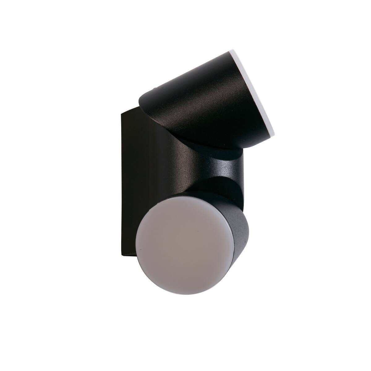 LED-Außenwandleuchte klar schwarz B/H/T: ca. 6,5x14,5x8,3 cm