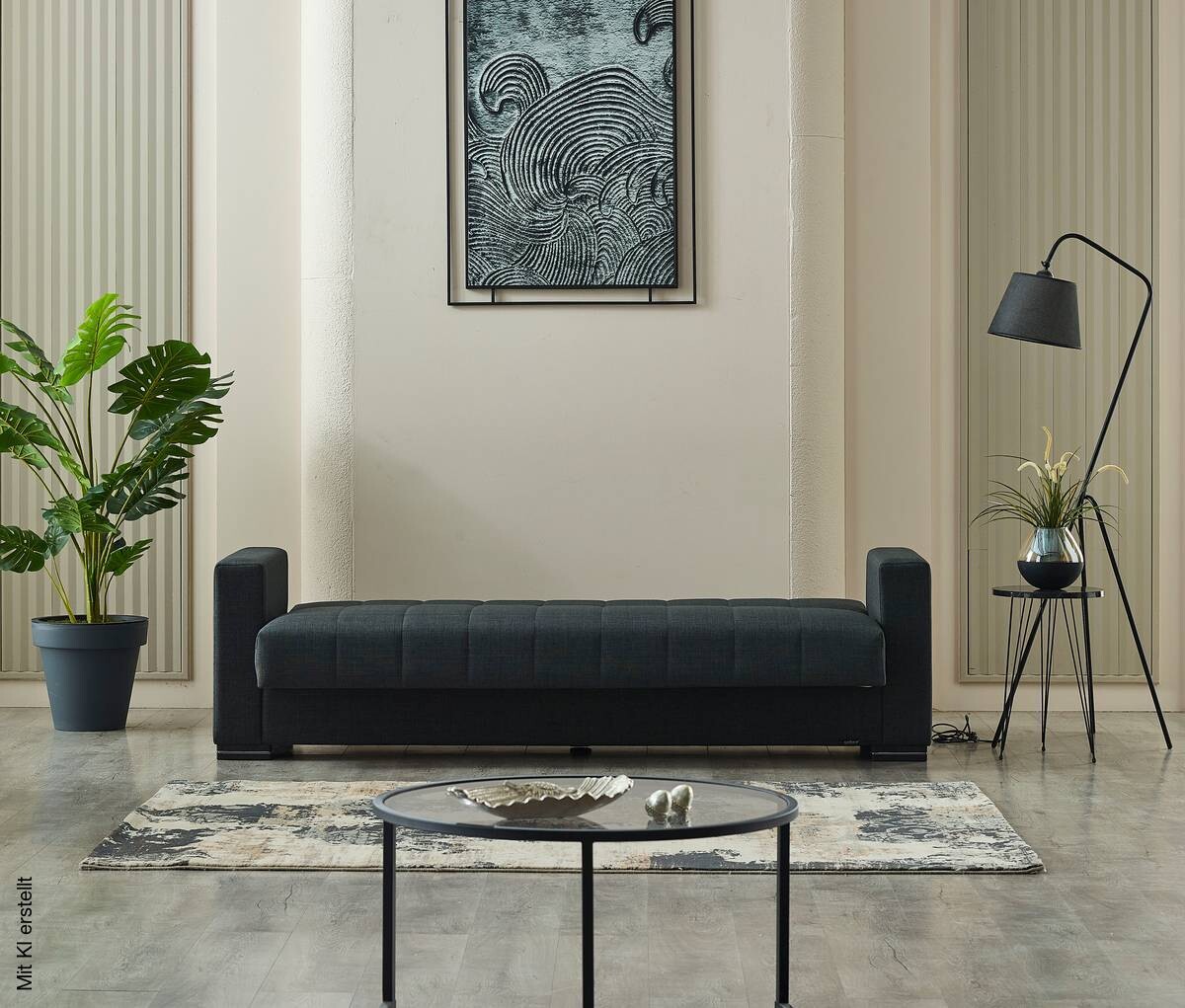 Sofa 3-2-1 Jerry anthrazit Microfaser