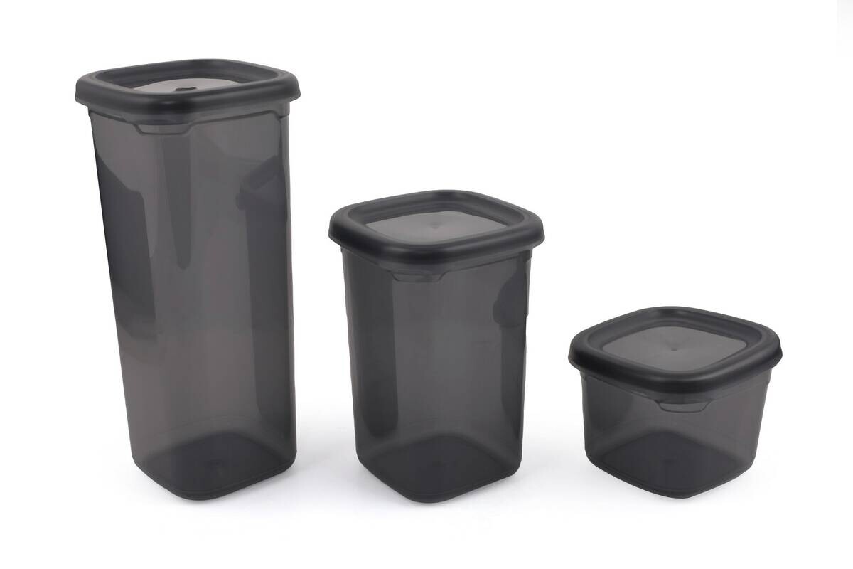 HermiaConcept Vorratsdosenset 18-tlg. grau