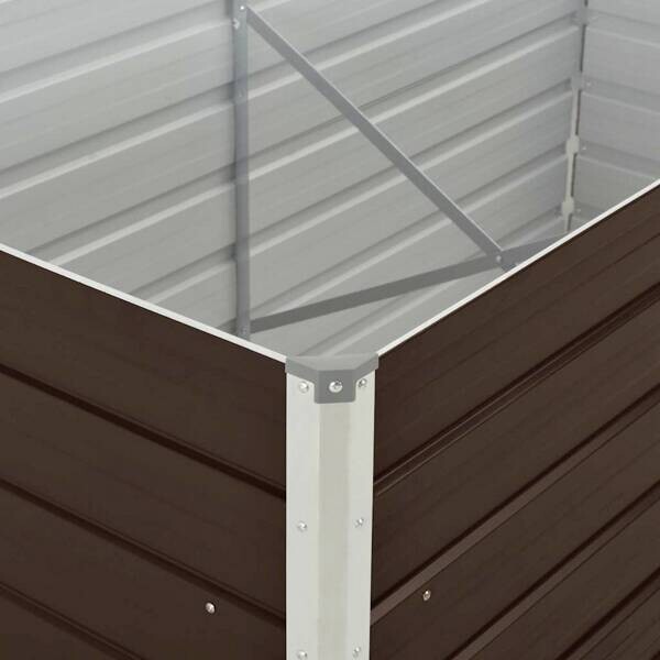 Hochbeet braun Metall B/H/L: ca. 80x45x160 cm