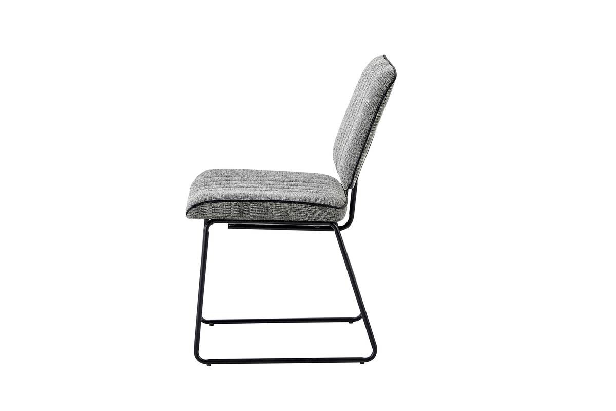 Stuhl LIAM 4er-Set grau B/H/T: ca. 45x83x61 cm