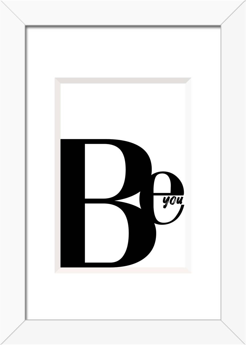 Bilderrahmen weiß Holz B/L: ca. 10x15 cm