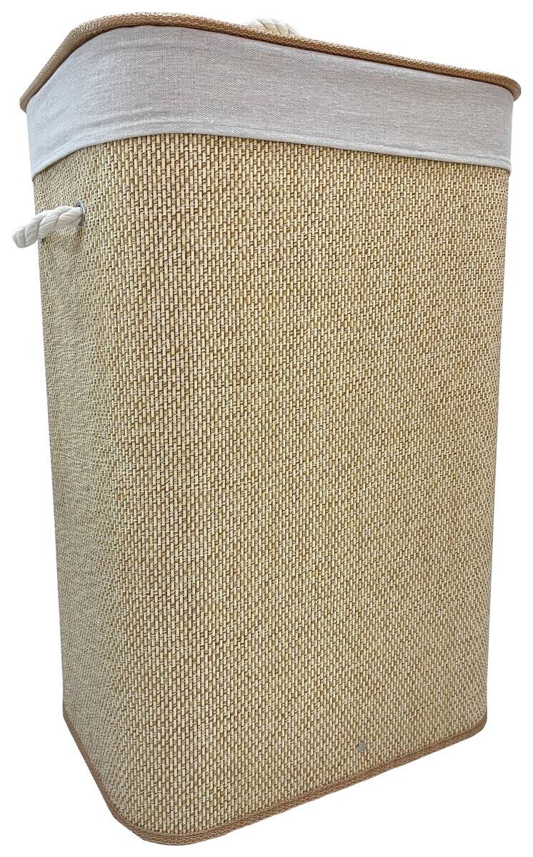 Wäschekorb natur Bambus B/H/T: ca. 40x60x30 cm