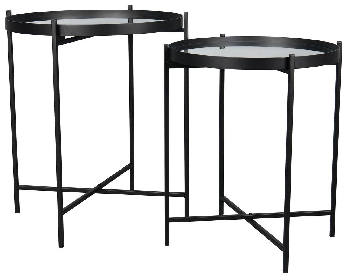 Beistelltisch Verena schwarz H/D: ca. 51x45 cm